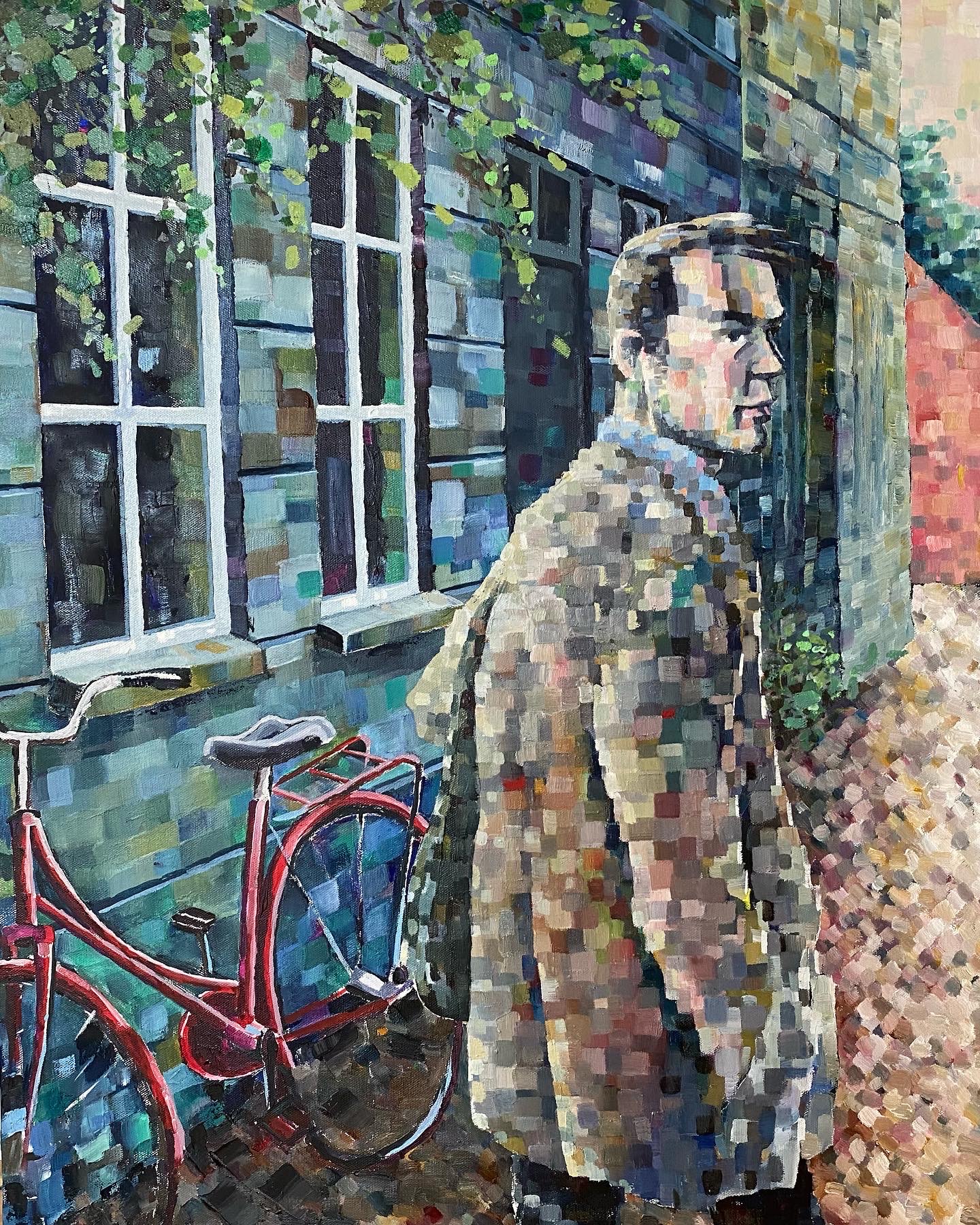 Mand og cykel, Christianshavn